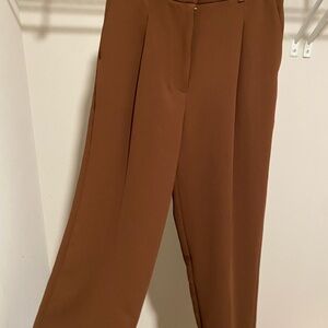 Aritzia Wilfred Chocolate Brown trousers
